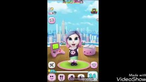 Моя говорящая Анжела поёт ЛАМБАДУ 😂