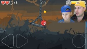 Несносный КРАСНЫЙ ШАР 4 - Полное прохождение | Мультик ИГРА Red Ball 4 | ИГРАЗАВР