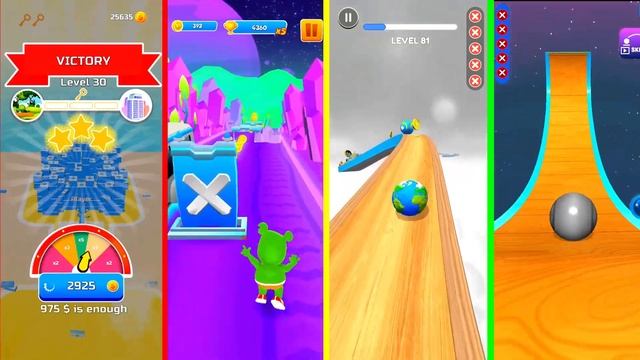 Bridge Race vs Gummy Bear vs Going Balls vs Sky Rolling Ball ball game block3 смотреть онлайн