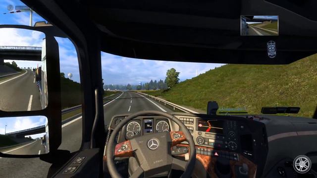 Euro Truck Simulator 2. Scania-DC13-6-Series. Мерседес смотреть онлайн