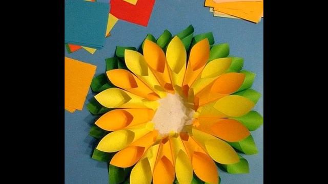 Делаем цветок из бумаги смотреть онлайн