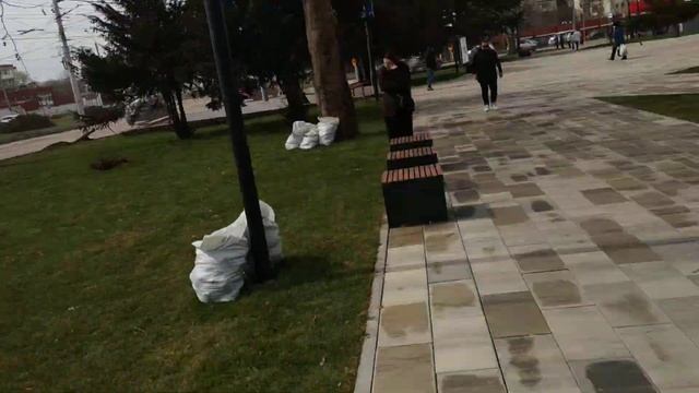 Сквер Крымской весны и дом "Корабль". Симферополь, Крым. 2021 год смотреть онлайн