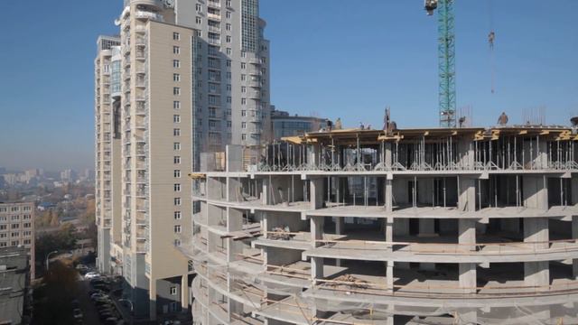 Busov Hill с высоты птичьего полета. Октябрь 2015. смотреть онлайн