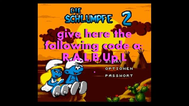 SNES The Smurfs 2 Travel the World Cheat Level Select смотреть онлайн