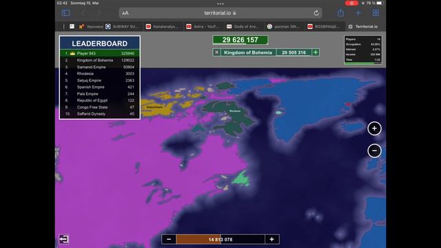 Я играю в захват территории territorial.io смотреть онлайн