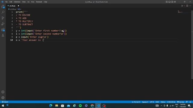 Make a Calculator using Python | Calculator with Python | How to make Calculator | #python #coding смотреть онлайн
