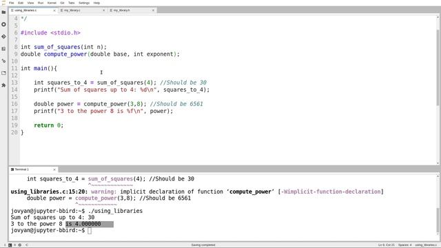 C Programming (Fall 2020) - Lecture 6.08 - Introduction to Libraries смотреть онлайн