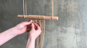 Одинарный плоский узел / Half Knot - Уроки Макраме от KNOT it Yourself