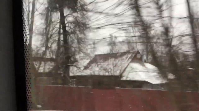 Станция Клязьма, поездка от посёлка Кудрина, до станции Мамонтовская. смотреть онлайн