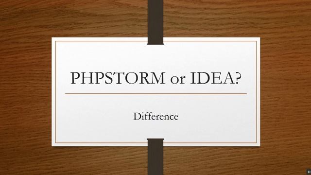 IDEA or PHPSTORM (FOR WEB DEVELOPER) смотреть онлайн