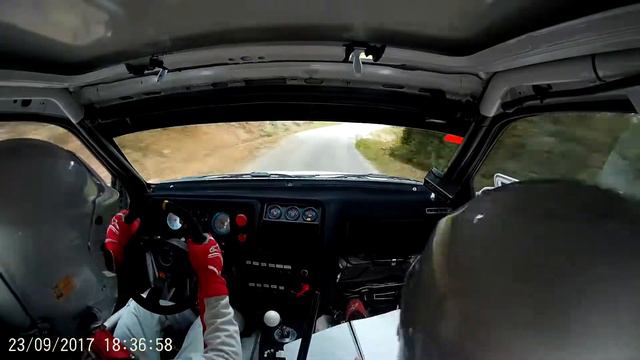 OnBoard Francisco Andrade (Amaro)- Andrés Fernández. Rally Ribeira Sacra 2017. Ford Sierra Cosworht смотреть онлайн