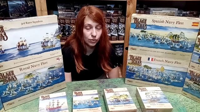 Видео обзор наборов парусных кораблей для варгейма Black Seas от компании Warlord Games смотреть онлайн