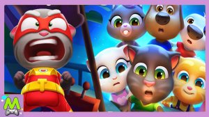 Говорящий Том Погоня Героев vs Мой Говорящий Том Друзья.Супергерои против Питомцев.Кто Круче