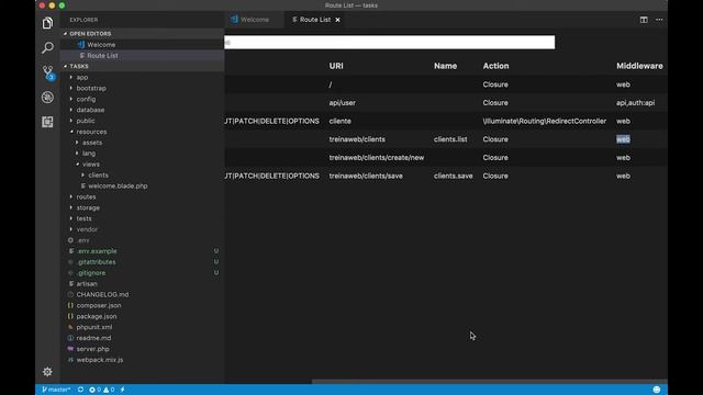 Usando o Laravel Artisan visualmente no VS Code смотреть онлайн