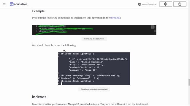 MongoDB Intro: 32 Remover Documentos desde una Colección con la Función remove() смотреть онлайн