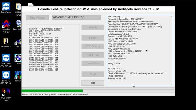 BMW Feature Installer Apple Carplay Fullscreen Unlock Easy Bimmer Coding