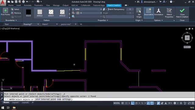 Como fazer uma hachura no AutoCAD sem dar FATAL ERROR смотреть онлайн
