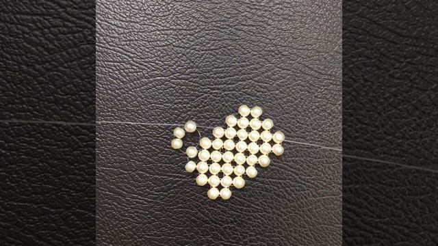 How To Make Beaded Heart Pendant | Heart shaped necklace for valentines day/@PinisettyPearlCrafts смотреть онлайн