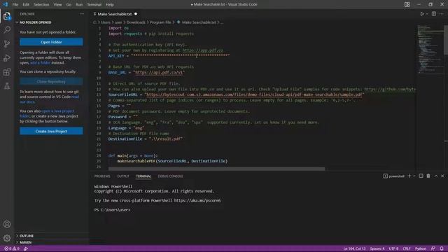 Convert a Scanned PDF into a Searchable PDF in Python смотреть онлайн