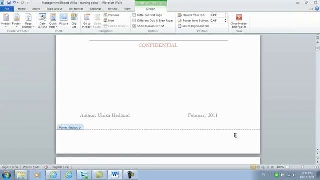 How to insert page numbers and a table of contents using Microsoft Word 2010? смотреть онлайн