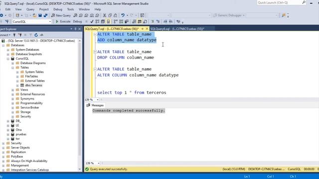 CURSO: SQL Server - #21 ALTER TABLE смотреть онлайн