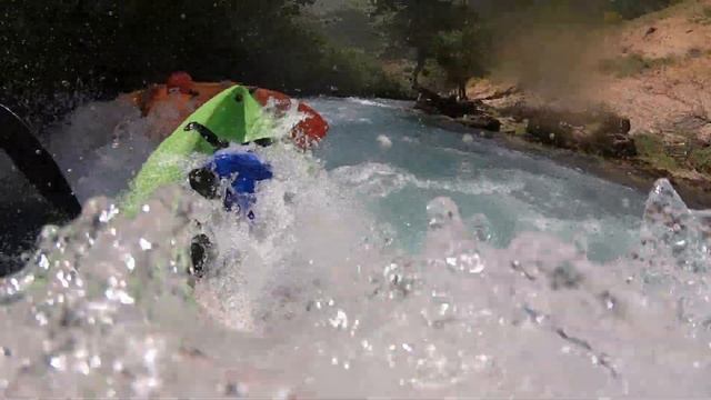 Sit on top kayak on wild waters CLASS 5 смотреть онлайн