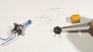 Плавный розжиг или пуск галогенных ламп на реле и термисторе.Лампа прослужит дольше