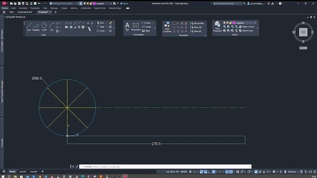 Drawing a Cycloid with AutoCAD - Exploring Geometry in Digital Design смотреть онлайн