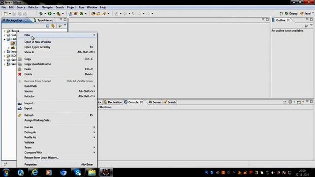 First Hello World Java Program in Eclipse смотреть онлайн