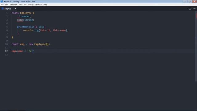 How to Create Class in Typescript - 13 смотреть онлайн