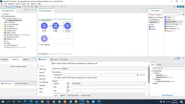 How to Consume Services using HttpRequest in Mulesoft. смотреть онлайн