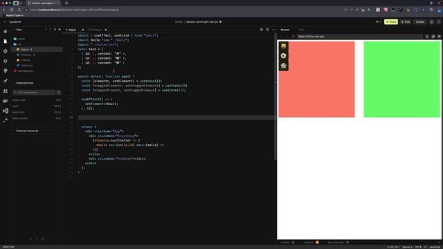Drag-and-Drop в React основа смотреть онлайн