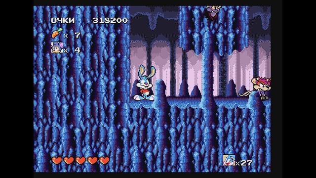 Tiny Toon Adventures: Buster's Hidden Treasure Прохождение (Sega Rus) смотреть онлайн
