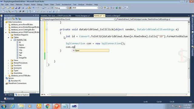 Datagridview Cell Click Event c# | How to Display Image from DataGridView to PictureBox c# смотреть онлайн