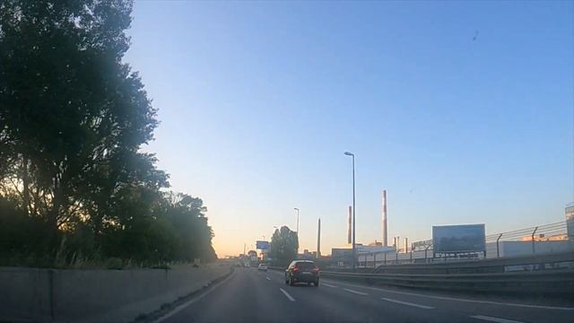 Driving from Central Vienna to Vienna International Airport | Schwechat | Austria | European Union смотреть онлайн