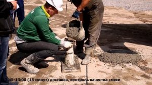 Устройство буронабивных свай (метод CFA - непрерывный полый шнек)