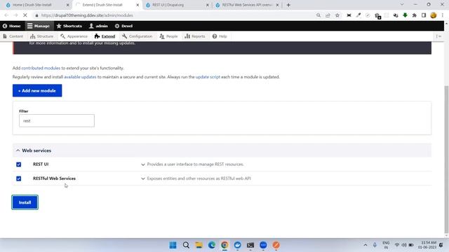 RESTful Web Services API overview in Drupal 10 | How to config REST UI смотреть онлайн