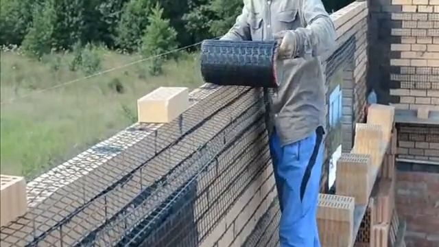 Базальтовая сетка Лигрил применение в кирпичной кладке смотреть онлайн