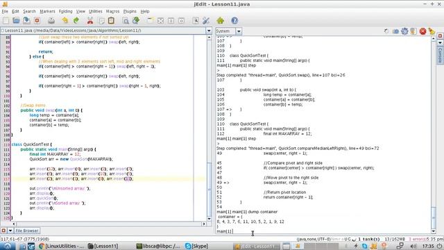 Algorithms In Java | Quick Sort | Full Code Shown смотреть онлайн