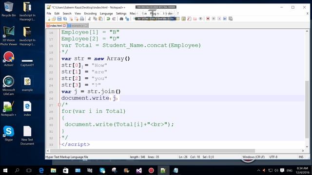 30 Array Method Join In JavaScript In Hazaragi Language смотреть онлайн