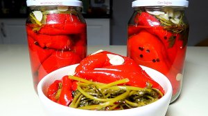 Маринованный СЛАДКИЙ ПЕРЕЦ на зиму. Очень простой и вкусный рецепт. Готовит Ольга Ким