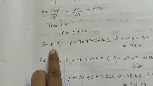 Method of Least Square (when odd data given) - Statistics explained in Tamil смотреть онлайн