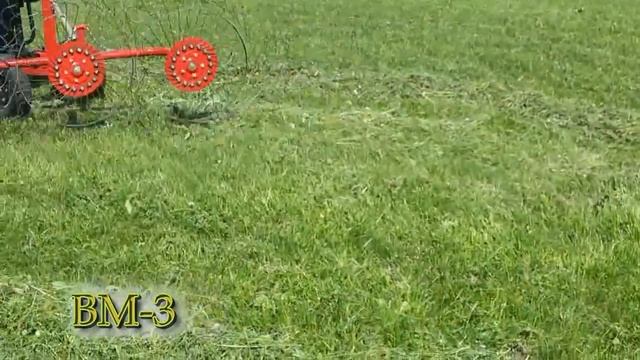 Ворошилка колесно-пальцевая ВМ-3 для мотоблока смотреть онлайн
