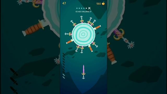 Knife Hit Ice Age Challenge 21 to 30 Bosses (SEA DEVIL Boss) || Knife Hit || смотреть онлайн