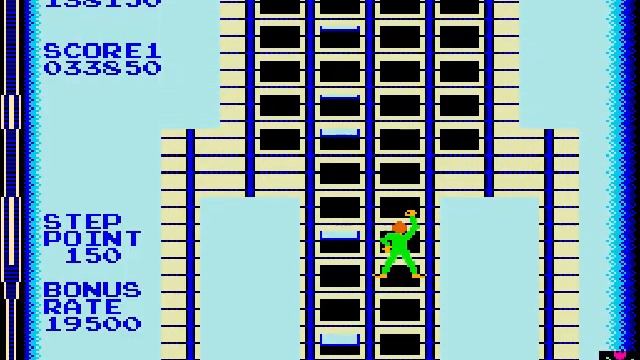 MAME - Arcade - Crazy Climber (1980) - Game Play Video смотреть онлайн