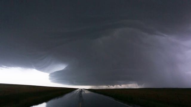 Jaw-dropping Supercell Structure - South of Last Chance, Colorado - June 4th 2014 смотреть онлайн
