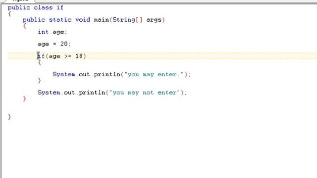 Java programming Tutorial 13 - IF Statement смотреть онлайн