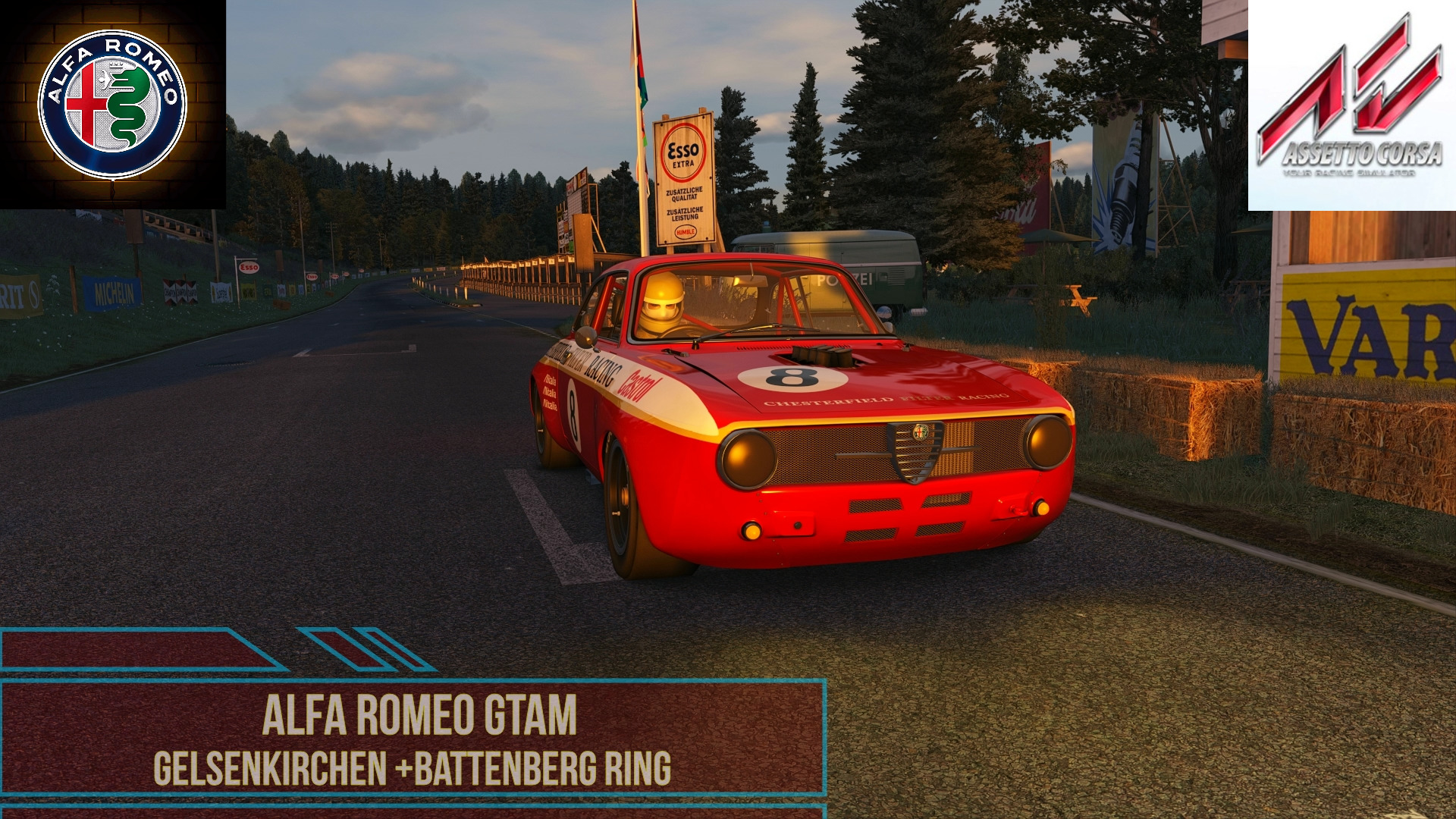 Alfa Romeo GTAM - Gelsenkirshen + Battenbergring | Assetto Corsa.mp4 смотреть онлайн