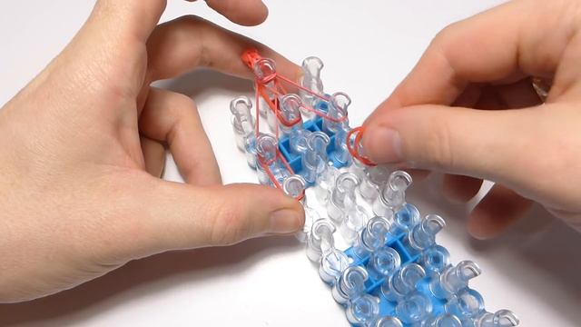 РАКЕТА к 23 февраля из резинок Rainbow Loom Bands. Урок 445. Как сплести РАКЕТУ из резиночек. смотреть онлайн