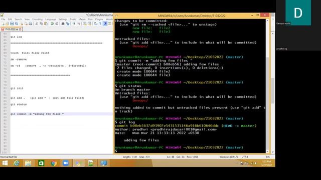 3 Git workflow commands Part- I смотреть онлайн